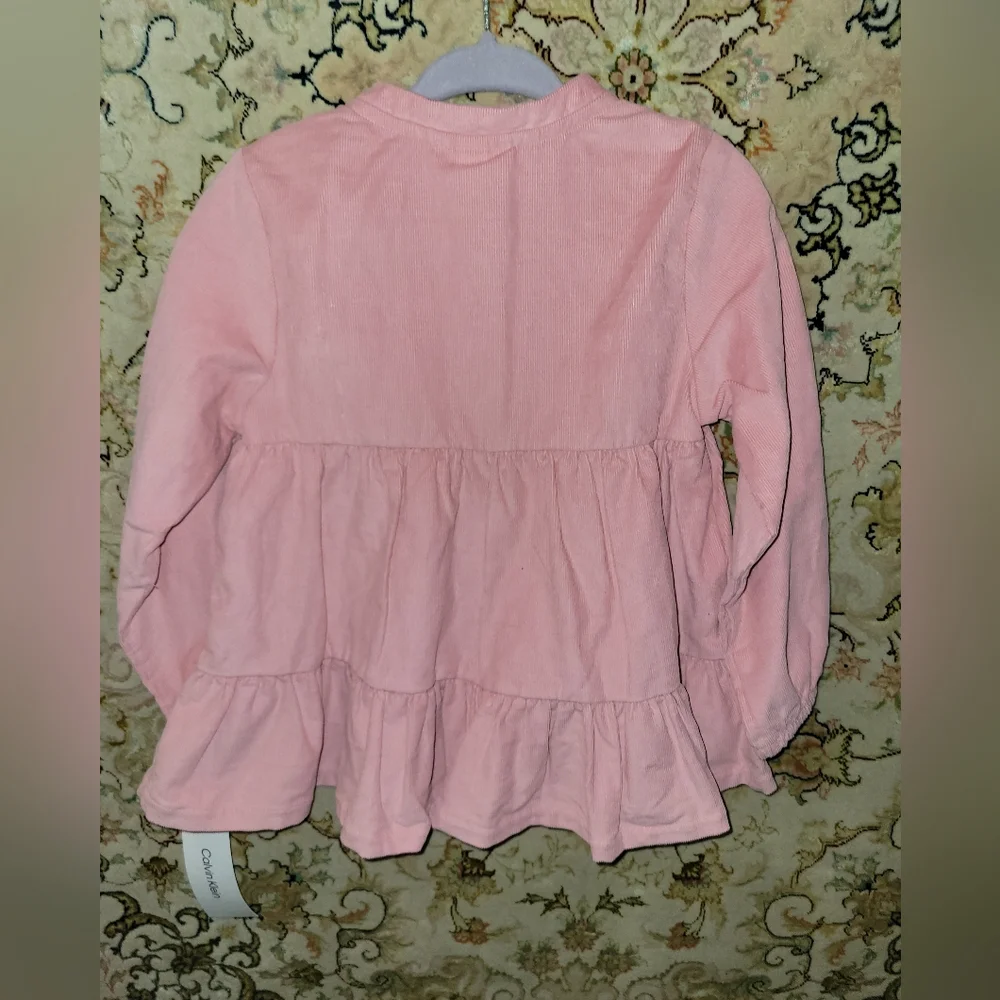 Calvin Klein Pink Long Sleeve Shirt - Picture 3 of 4